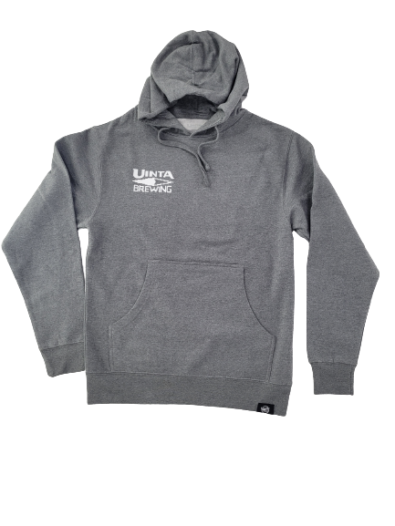 The front of a hooded sweatshirt