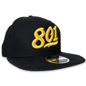 801 New Era® Hat (Black/Gold)