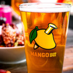 Load image into Gallery viewer, Closeup image of a pint of beer with a graphic logo on the glass
